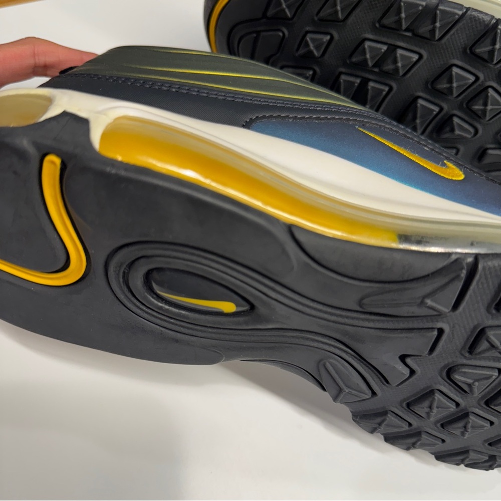 Nike Air Max 97 LX (Mens) - Black, Yellow, and Blue - Picture 6 of 9